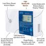 Fast & Low Level CO Detector | Display > 10ppm | 25ppm Buzzer Trigger |