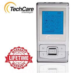 TENS Massager EMS Unit TechCare 9 Modes 2 in 1 Dual AB Channels Portable Full Body Handheld Muscle Ache Relief Products Impulse Mini Massager Electronic Pulse Electrotherapy Pain Management