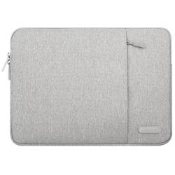 MOSISO Laptop Sleeve Bag Only Compatible with MacBook 12 inch with Retina Display A1534 2017/2016/2015 Release, Polyester Vertical Case with Pocket, Gray