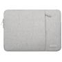 MOSISO Laptop Sleeve Bag Only Compatible with MacBook 12 inch with Retina Display A1534 2017/2016/2015 Release, Polyester Vertical Case with Pocket, Gray