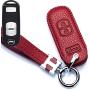 Jazzshion Smart Key Cover Case Jacket Protector Holder for Mazda 3 CX3 CX5 CX7 CX9 SPEED3 3 Buttons Smart Key Fob Remote