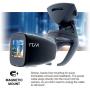 Rovi CL-6001 Magnetic Mount 1080p Full HD High Definition Panoramic Car Dash Camera Recorder with 1.5 Inch Wide Screen Wi-Fi, GPS, Loop Video Recording, Impact Detection and 360 Degree Rotation