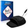 Heated Computer Mouse Pad Hand Warmer: USB Hand Warmers for Computer | Removable Heating Element | 3 Temperatures/Time Limits | Roomy, Hand-Warming Mouse Pad for Men and Women