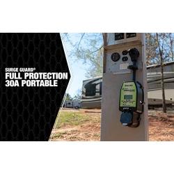 Southwire 34930 Surge Guard 30A - Full Protection Portable with LCD Display, Black