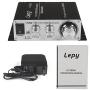 Lepy LP-2020A Class-D Hi-Fi Digital Amplifier with Power Supply Black
