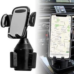 Car Cup Holder Phone Mount Phone Cradle Car Mount for iPhone XR/XS Max/X/8/7 Plus/6s/Samsung Galaxy S10+/Note 9/S8 Plus/S7 Edge (Grey)