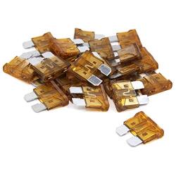 FymuSing (55 pcs) 40 Amp Standard Blade Fuse, 40A Automotive Fuse for Car Truck (Brown)