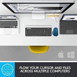 Logitech MX Master 2S Wireless Mouse – Use on Any Surface, Hyper-fast Scrolling, Ergonomic Shape, Rechargeable, Control up to 3 Apple Mac and Windows Computers (Bluetooth or USB), Midnight Teal