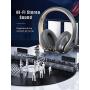 Mpow 60Hrs Bluetooth Headphones, Wireless Headphones Over Ear with Bluetooth 5.0, HiFi Stereo, Protein Earpads, CVC6.0 Mic, Wireless Wired Headset for Kids, Adults, Home Office, Online Class