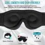 MUSICOZY Sleep Headphones 3D Bluetooth 5.0 Wireless Headband Sleep Mask, Sleeping Headphones Music Eye Mask for Side Sleepers. Air Travel, Built-in Ultra Thin Speakers Microphones Noice Cancelling MUSICOZY Sleep Headphones 3D Bluetooth 5.0 Wireless Headband Sleep Mask, Sleeping Headphones Music Eye Mask for Side Sleepers. Air Travel, Built-in Ultra Thin Speakers Microphones Noice Cancelling