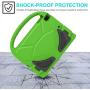 iPad 9.7 2018 2017 / Air 1/2 / Pro 9.7 Case for Kids - SUPLIK Durable Shockproof Protective Handle Bumper Stand Cover with Screen Protector for iPad 9.7 inch 5th/6th Generation, Green