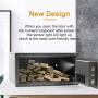 Sdstone Safe Box with Induction Light,Electronic Digital Securit Safe Steel， for Home Office Hotel BusinessGun Passport Cash,0.4 Cubic Feet