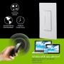 GE Enbrighten Z-Wave Plus Smart Touch Panel Dimmer Switch, Smooth Seamless Dimming, In-Wall, Includes White and Lt. Almond Paddle, Zwave Hub Required, Works with SmartThings, Wink, Alexa, 14289