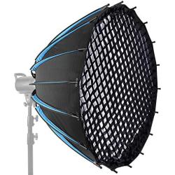 Neewer 47-inch/120CM Hexadecagon Parabolic Softbox with Grid and Carrying Bag, Portable Softbox for LED Lights and Studio Flash with Bowens Mount, Studio Flash Umbrella Diffuser