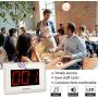 Retekess T114 Caregiver Pager,Wireless Calling System,15 Level Volume,10 Waterproof Alert Call Button for Restaurant,Clinic,Hospital,Hotel,Cafes,Club