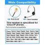 Sinseng Cisco Telephone Headsets for Landline Phones with RJ9, Hands-Free Headset with Volume Control for Office Phone, Call Center Headphones with Noise Cancelling Microphone for Cisco Phone