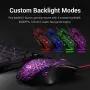 Redragon S107-BA Gaming Keyboard and Mouse Combo Wired Mechanical Feel RGB LED Backlit Keyboard 3200 DPI Gaming Mouse for Windows PC (Keyboard Mouse Combo)