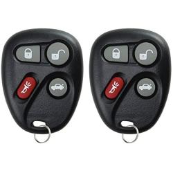 KeylessOption Keyless Entry Remote Control Car Key Fob Replacement for 25695954, 25695955 (Pack of 2)