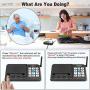 5 Pack Wireless Intercom System 10 Channel 3 Code - Intercoms Wireless for Home Office Business - Room to Room Intercom System