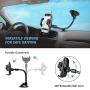 Windshield Car Phone Mount, Universal Dashboard Phone Holder with Long Arm Washable Suction Cup Car Cradle,Compatible with Phone 11 Pro Xs XS Max XR X 8 8 Plus 7 Galaxy S9 S8 S7 Note 9 10