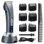 Beard and Hair Trimmer, Hizek Hair Clippers Professional Haircut Kit,Cordless Mens Trimmer with 3 Adjustable Speeds,Charging Stand, Ceramic and Titanium Blades,and 6 Guide Combs for Family Use Beard and Hair Trimmer, Hizek Hair Clippers Professional Haircut Kit,Cordless Mens Trimmer with 3 Adjustable Speeds,Charging Stand, Ceramic and Titanium Blades,and 6 Guide Combs for Family Use