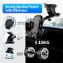 Wireless Car Charger Mount Auto Clamping, VIOY 10W 7.5W Qi Fast Charging with Suction Cup, Windshield Dashboard Air Vent Car Wireless Phone Charger Compatible with Smartphones (4-6'')