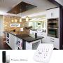 KMC 4 Outlet WiFi Smart Plug with Energy Monitoring Smart Outlet, Remote Control Wall Surge Protector, No Hub Required, Compatible with Alexa/Google Home/IFTTT