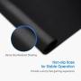 VicTsing [30% Larger] Extended Gaming Mouse Pad with Stitched Edges, Long XXL Mousepad (31.5x15.7In), Desk Pad Keyboard Mat, Non-Slip Base, Water-Resistant, for Work & Gaming, Office & Home, Black