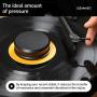 SmallBen Record Weight Stabilizer with Protective Leather Pad - 9-Ounce Vinyl Turntable Weight - Durable & Stylish LP Stabilizer - Fits Any Turntable - Black Matte