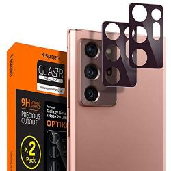 Spigen Camera lens Screen Protector [Glas.tR Optik] Tempered Glass designed for Galaxy Note 20 Ultra [Bronze] - Case Friendly / 2 Pack