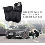 2 Pack Faraday Bag | Car Key Signal Blocking Pouch | Keyless Signal Blocking Key Case | RFID Blocker Bag for Smart Car Key Security| Anti-Hacking Case Blocker (Carbon Fiber Texture)