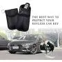 2 Pack Faraday Bag | Car Key Signal Blocking Pouch | Keyless Signal Blocking Key Case | RFID Blocker Bag for Smart Car Key Security| Anti-Hacking Case Blocker (Carbon Fiber Texture)