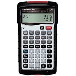 Calculated Industries 4095 Pipe Trades Pro Advanced Pipe Layout and Design Math Calculator Tool for Pipefitters, Steamfitters, Sprinklerfitters and Welders | Built-in Pipe Data for 7 Materials