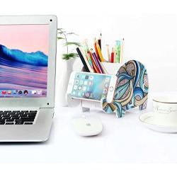 COOLBROS Elephant Pencil Holder With Phone Holder Desk Organizer Desktop Pen Pencil Mobile Phone Bracket Stand Storage Pot Holder Container Stationery Box Organizer (Indian elephan)