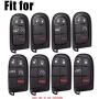 Coolbestda TPU Smart Key Fob Remote Cover Keyless Entry Holder for 2019 2018 Dodge Durango GT Charger Challenger Jeep Grand Cherokee Compass Renegade Dart Journey Chrysler 300 Ram Fiat M3M-40821302