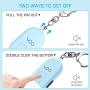 YDO Safe Personal Alarm, 130db Personal Safety Alarm Siren Song for Women Keychain with USB Rechargeable, LED Flashlight, Emergency Self Defense Safe Sound for Kids & Elderly (Blue)