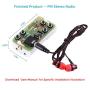 WHDTS FM Stereo Radio Module w/Earphone DIY Kit Adjustable 76-108MHz Wireless Receiver DC 3V for Soldering Practice Electronics Learning & Decoration