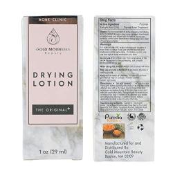 Acne Spot Treatment Drying Lotion - Face Cystic Acne Treatment, Zit Cream, Pimple Cream Blemish Treatment Acne Treatment w/Zinc Oxide, Sulfur, Salicylic Acid & Sea-Berry Gold Mountain Beauty (1 Pack)