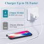 [Apple MFi Certified] iPhone Fast Charger, Veetone 20W PD Type C Power Wall Charger Travel Plug with 6FT USB C to Lightning Quick Charge Sync Cable Compatible with iPhone 12/11/XS/XR/X 8/SE 2020, iPad