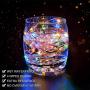 Darineey USB LED Fairy String Light Multi-Colors 8 Modes with Remote Control Timer 33ft 100 LED Mini Flexible Copper Twinkle Lights for Christmas Bedroom Wedding Party Indoor Outdoor