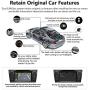 2021 Upgraded-Android Car Stereo Android 10 Car Stereo Eonon Car Radio Applicable to BMW 3 Series GPS Navigation for Car Support Carplay Android Auto/WiFi/Fast Boot/DVR/Backup Camera-7 Inch-GA9465