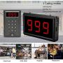 Wireless Calling System Restaurant Pager System Take A Number Display Number Calling System Queue Management Loud Speakers System 2 3-Digit Display Voice Call Host 1 Number Caller Pagers Hospital