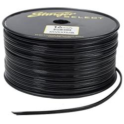 Stinger SSVLS165B 16Ga Black Speaker Wire 500ft