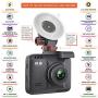 Rove R2- 4K Dash Cam Built in WiFi GPS Car Dashboard Camera Recorder with UHD 2160P, 2.4'' LCD, 150° Wide Angle, WDR, Night Vision