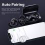 VEATOOL Wireless Earbuds Bluetooth Headphones 48hrs Playtime Sport Earphones with LED Display TWS Stereo Deep Bass Ear Buds with Earhooks Waterproof in-Ear Built-in Mic Headset for Running Workout