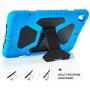 iPad Case 9.7 inch for 2017 iPad 5th Generation Case /2018 iPad 6th Generation Case/ 2016 iPad Pro Case / iPad Air 2 Case, Heavy Duty Shockproof Silicone Protect Case - Blue/Black