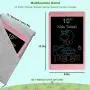 Lacoti LCD Writing Tablet,Kids Writing Board and Electronic Doodle Pad,10 Inch Colorful Drawing Tablet Toy for Kids Learning and Graffiti Gift(Pink)