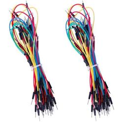 ELEGOO 130pcs Solderless Flexible Breadboard Jumper Wires Male to Male Compatible with Arduino Breadboard