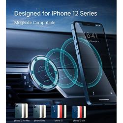 Magnetic Phone Car Mount for iPhone 12: Choetech Air Vent Car Phone Holder Mount, 360° Adjustable Phone Car Holder for Vehicles, Compatible with iPhone 12/12 Pro/12 Pro Max/12 Mini