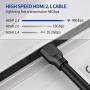 8K HDMI 2.1 Cable 10FT/3M, Dorset HDMI 48Gbps Ultra HD Support High Speed HDMI Cord, 4K120 8K60 144Hz eARC HDR HDCP 2.2 2.3 Compatible with Roku Sony LG Samsung TCL Xbox Series X RTX 3080 3090 PS4 PS5